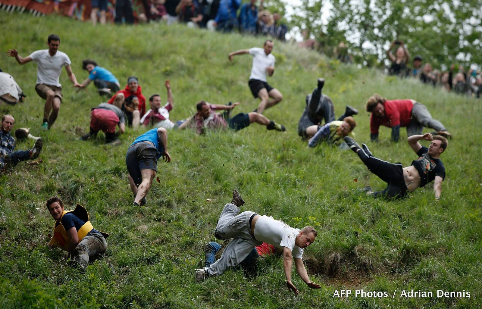 Venture just outside Bristol for the Cooper's Hill cheeserolling